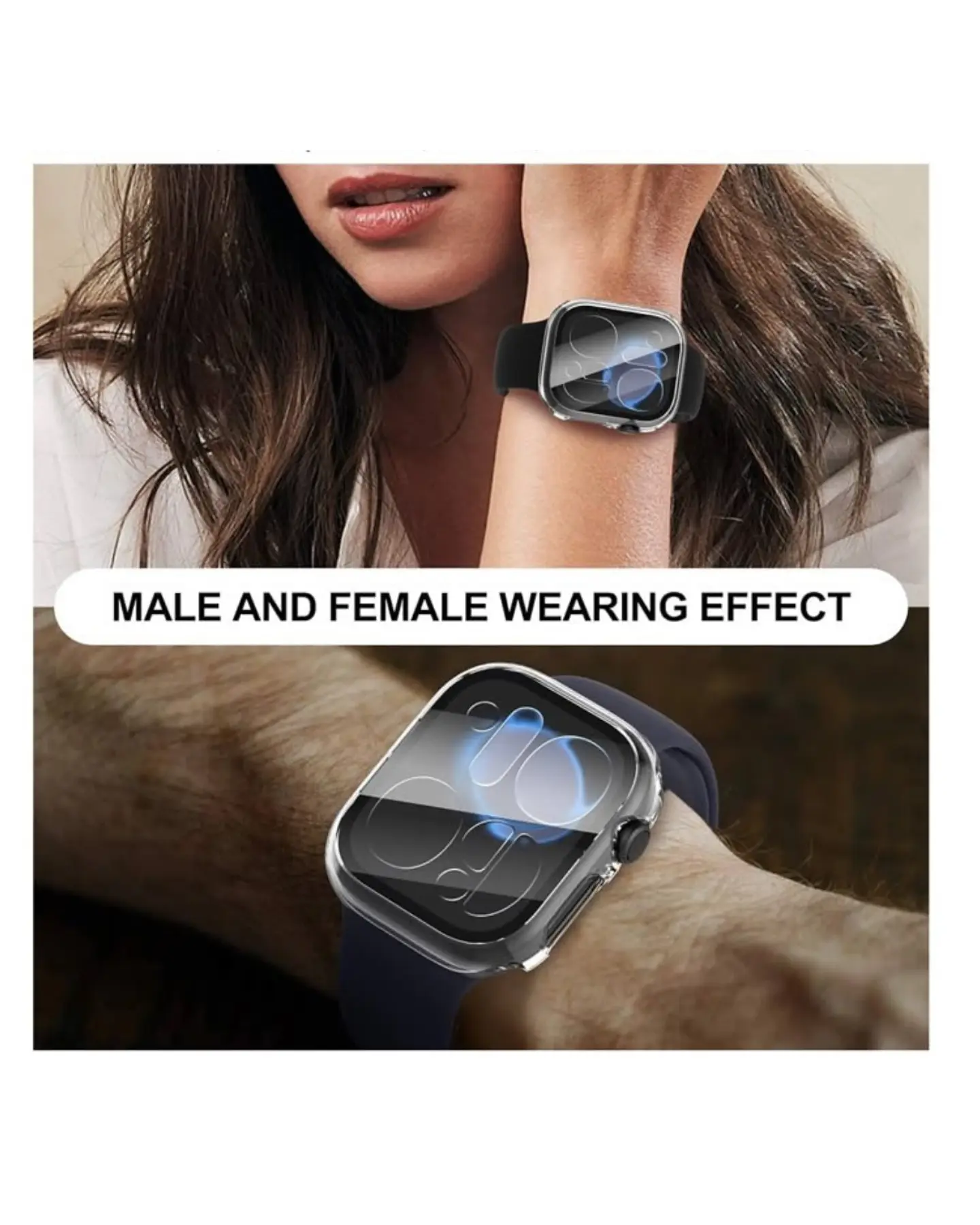 Protector Carcasa Con Vidrio Para Apple Watch Serie 12 42MM  16
