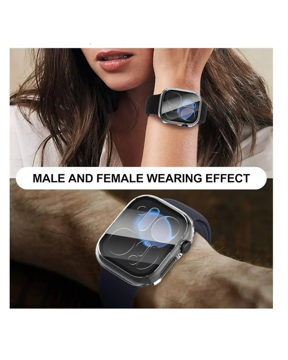 Protector Carcasa Con Vidrio Para Apple Watch Serie 12 42MM  16