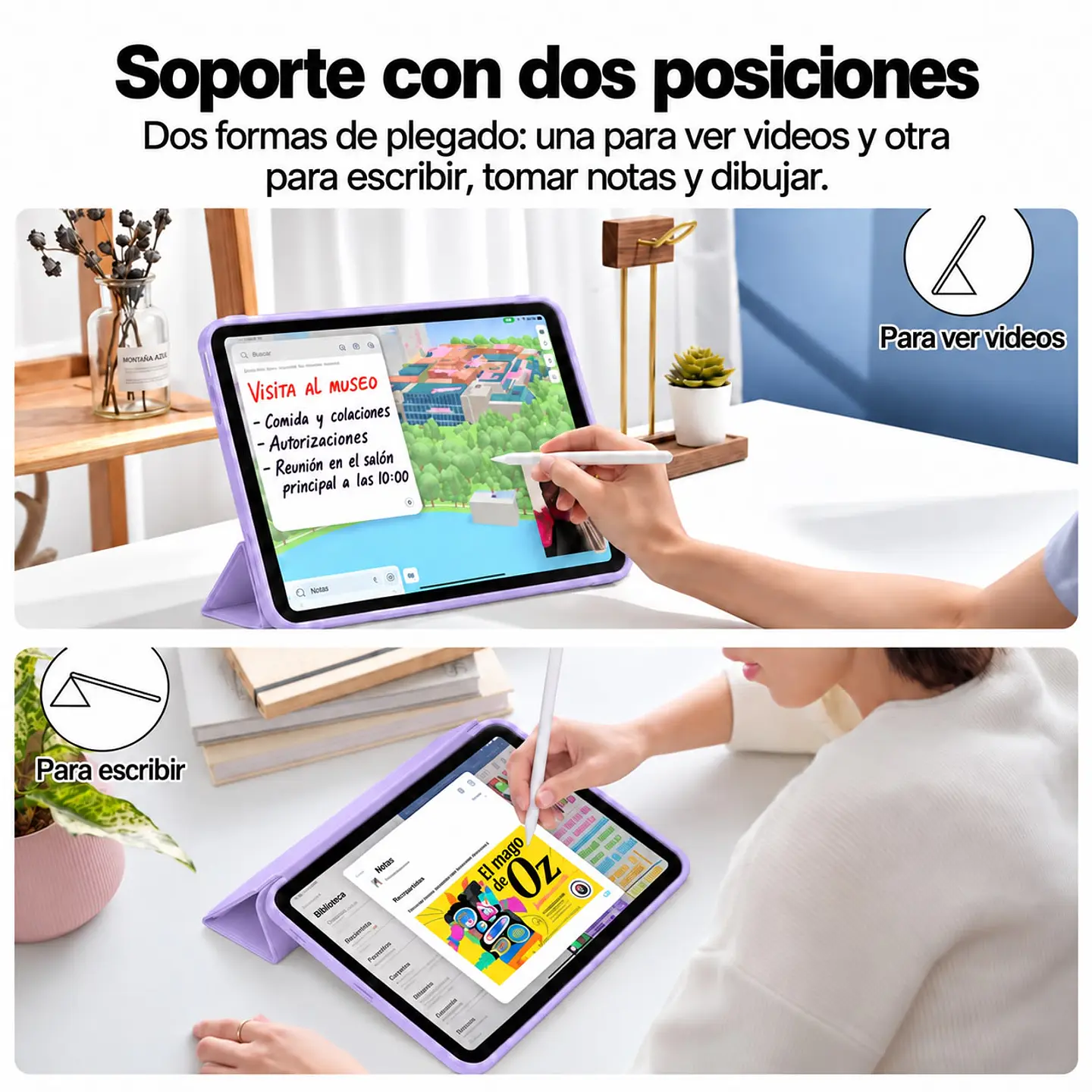 Funda Smart Cover Con Ranura Para Redmi Pad 2 9.7
