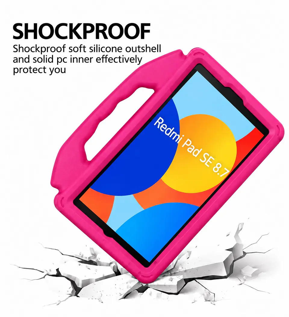 Carcasa Infantil Anti Golpe Goma Eva Para Xiaomi Redmi Pad Se 8.7