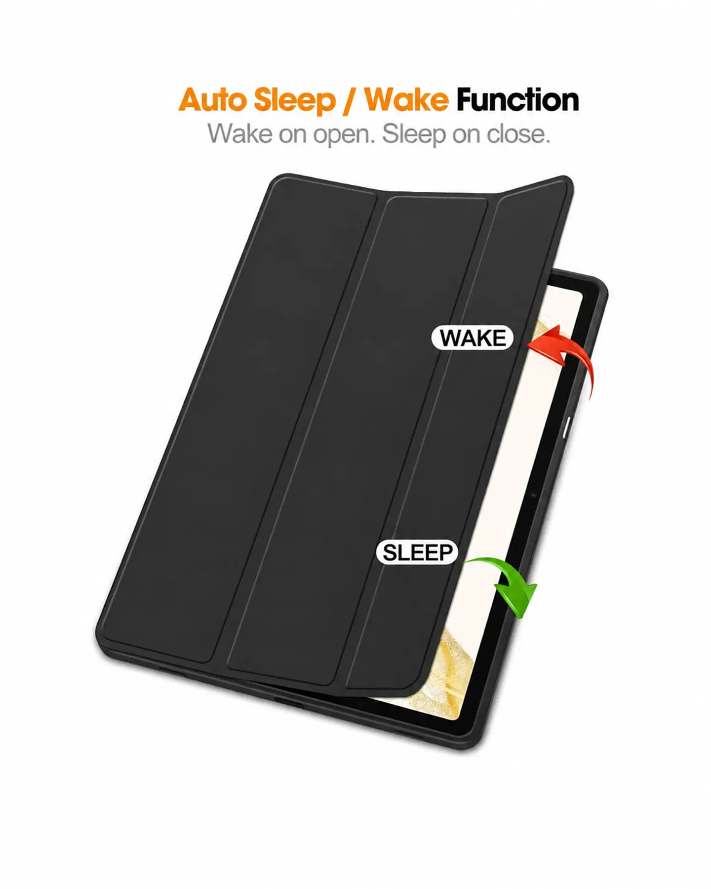 Funda Smart Cover Para Tablet Samsung S9+ Plus / S9 Fe+ Plus 12.4