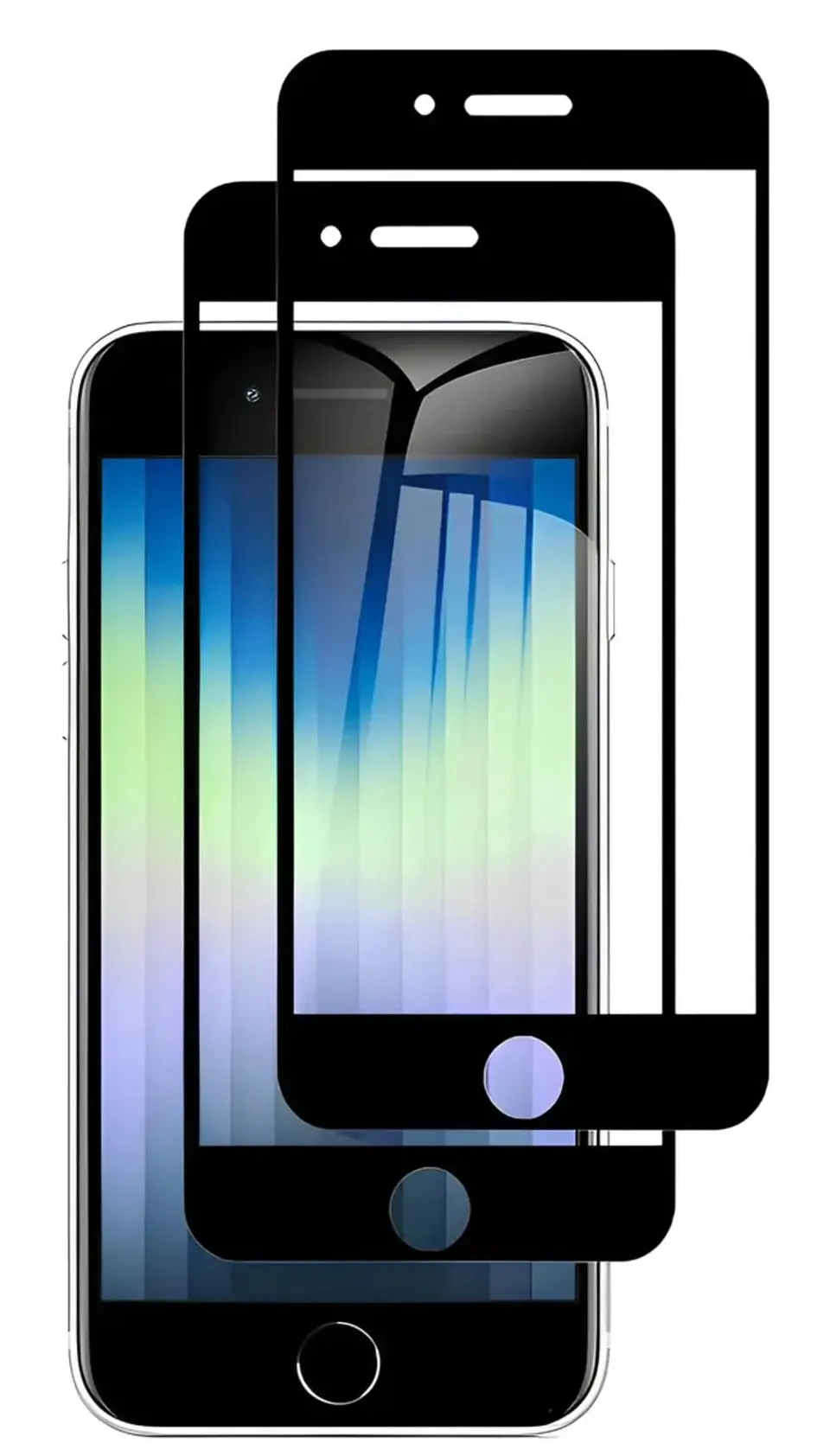 Lamina Mica De Vidrio Para iPhone SE 2020 2022  1