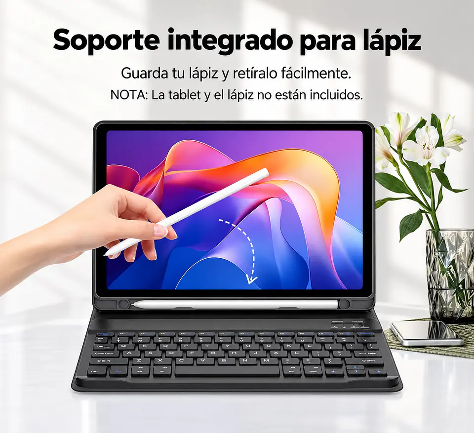 Funda Con Teclado Español Para Xiaomi Redmi Pad 2 11