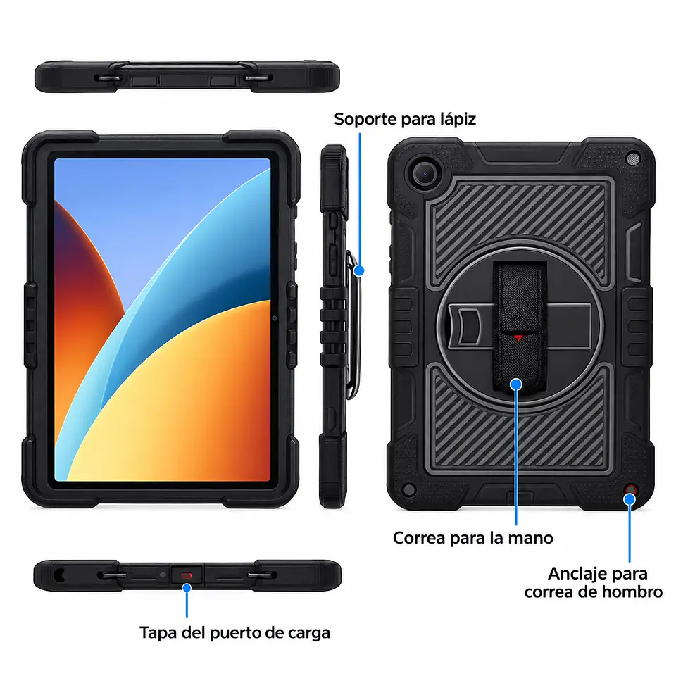 Funda Antigolpes Armadura Para Xiaomi Redmi Pad 2 2026 9.7