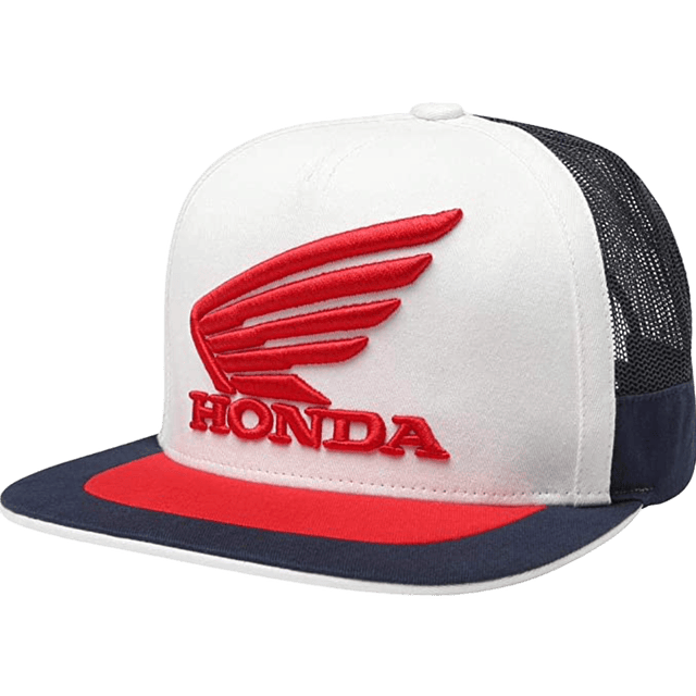 Gorro Honda Blanco-Rojo