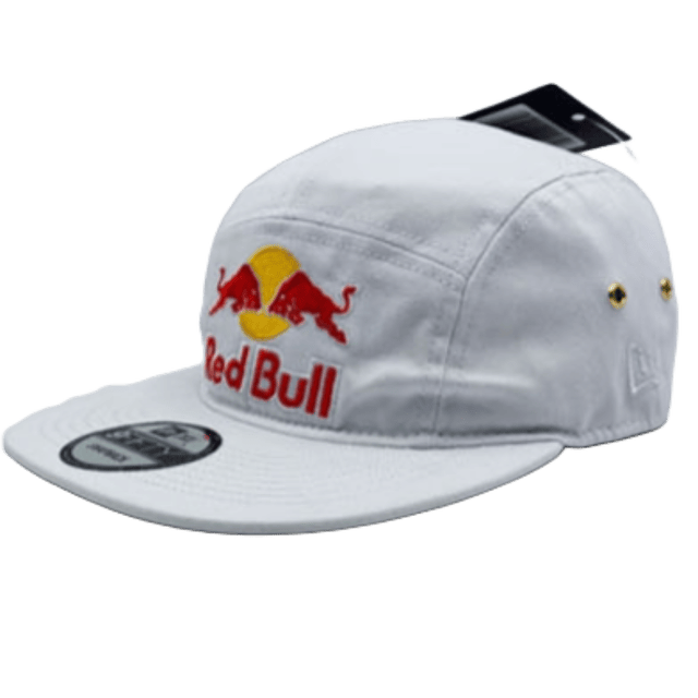 Gorro Five Panel Red Bull Blanco 