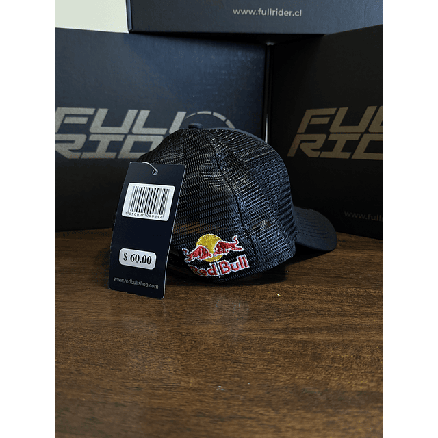 Gorro Red Bull Premium Negro Malla