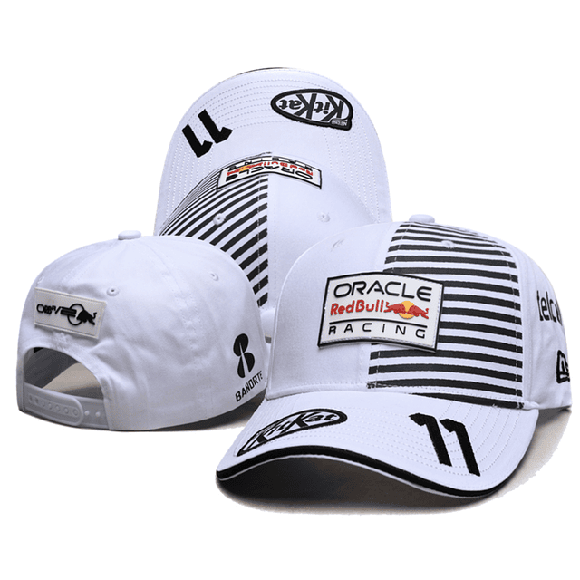 Gorro Oracle Red Bull 11  Blanco Premium 