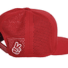 Gorro Troy Lee Designs GASGAS visera plana roja 