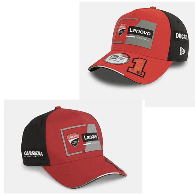 Gorro Ducati (Lenovo) 1 Visera curva roja 