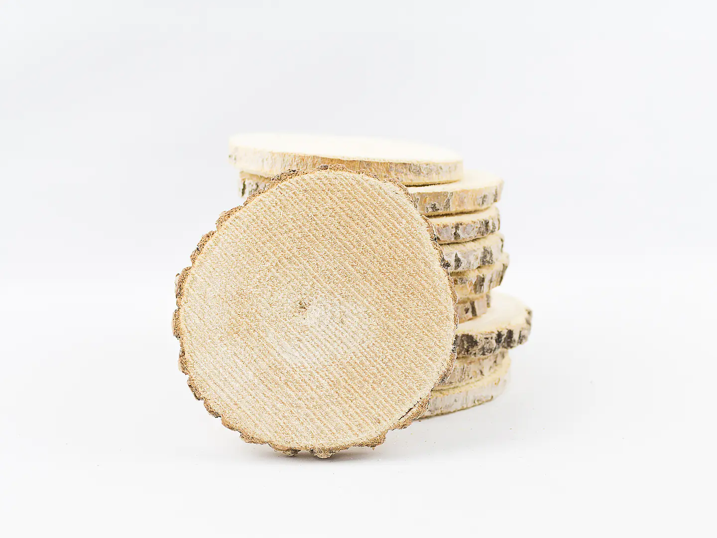 Círculos de madera de 15 cm de diámetro (10 unid.) 2