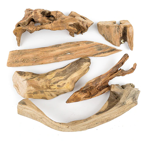Trozos de madera natural pulida (500 grs)
