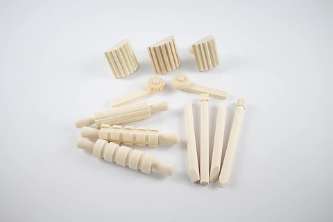 Herramientas de madera para plastilina