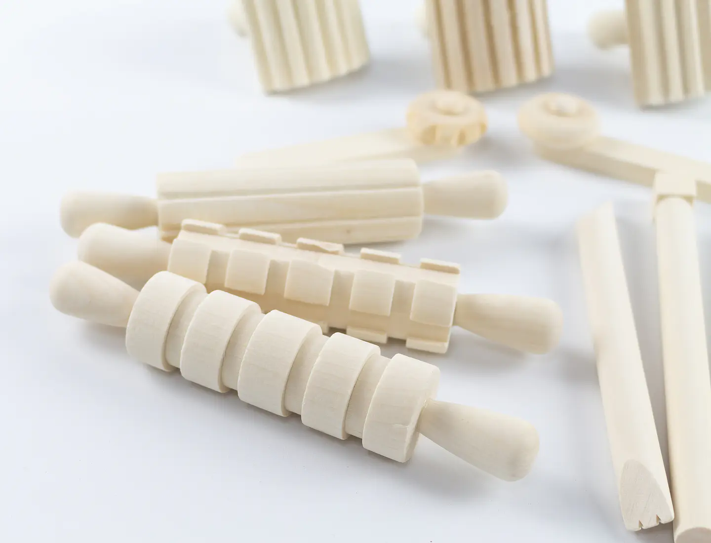 Herramientas de madera para plastilina 2