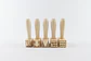 5 Martillos de madera con patrones - Miniatura 1