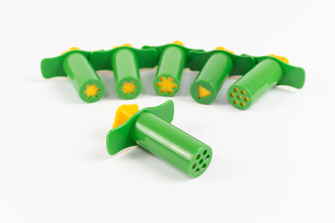 6 Mini extrusoras de plastilina