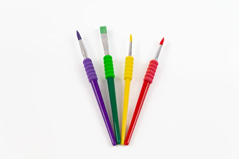 4 Pinceles con grip