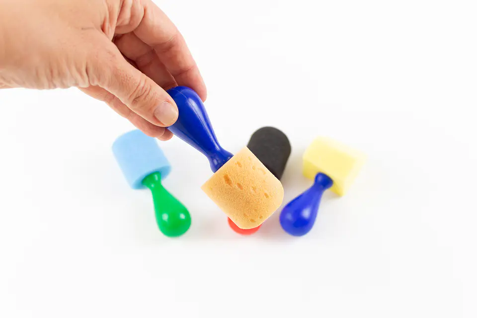 4 Brochas de esponja gruesas 2