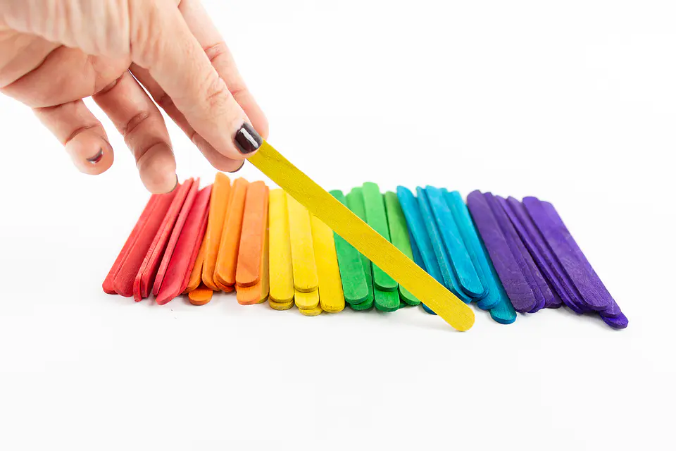 Lolly Sticks de colores (500 uds.) 2