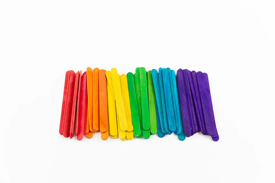 Lolly Sticks de colores (500 uds.) 1