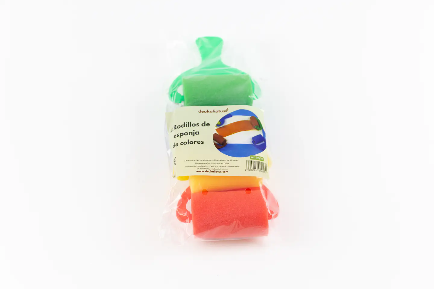 4 Rodillos de esponja de colores 3