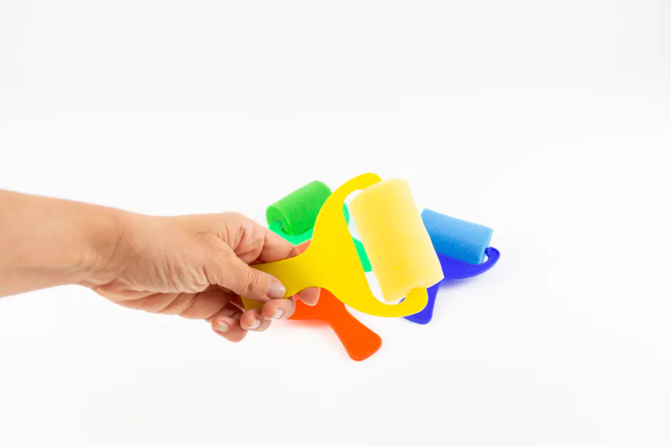 4 Rodillos de esponja de colores 2