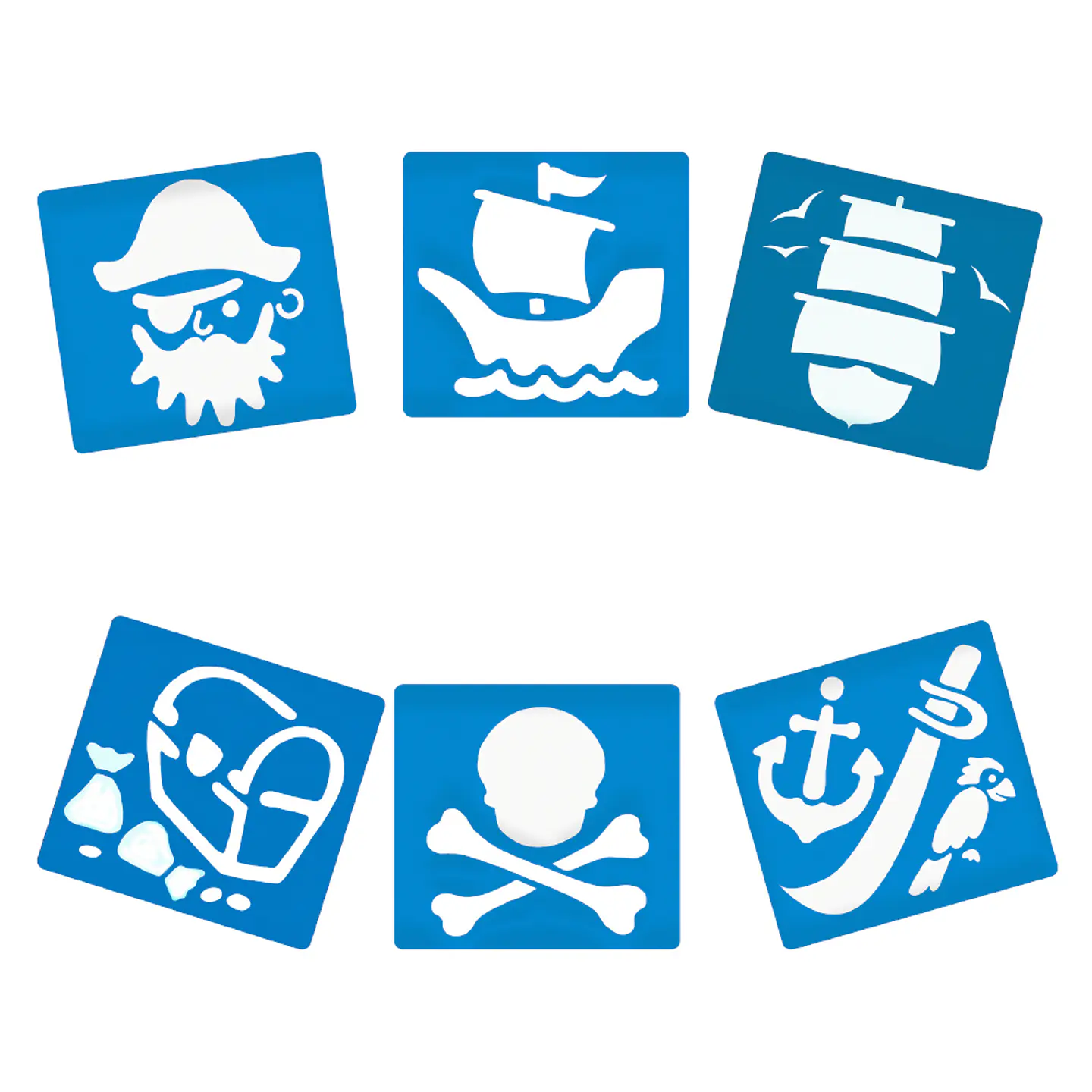 6 Plantillas de Piratas 1