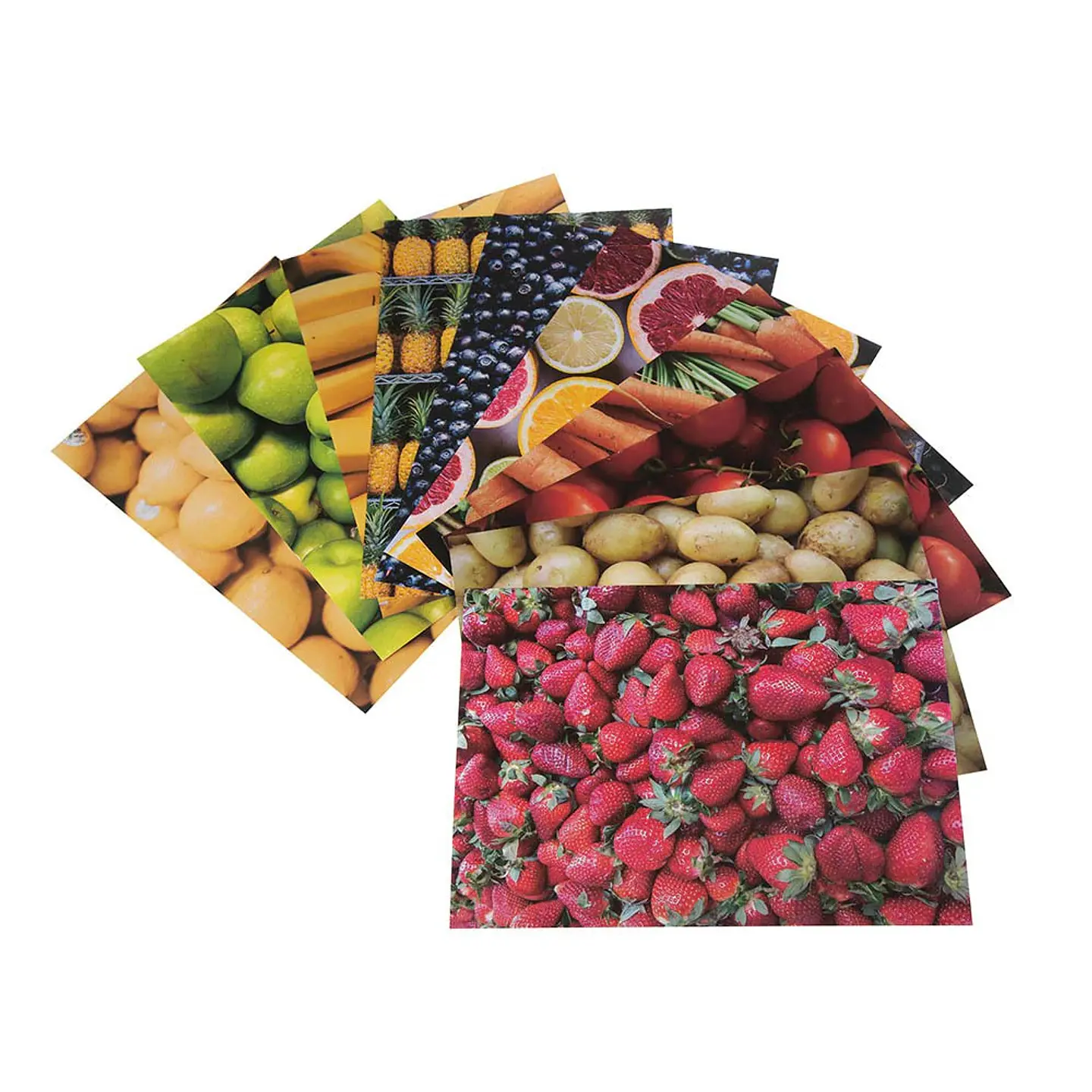 40 Folios A4 de frutas y verduras 1