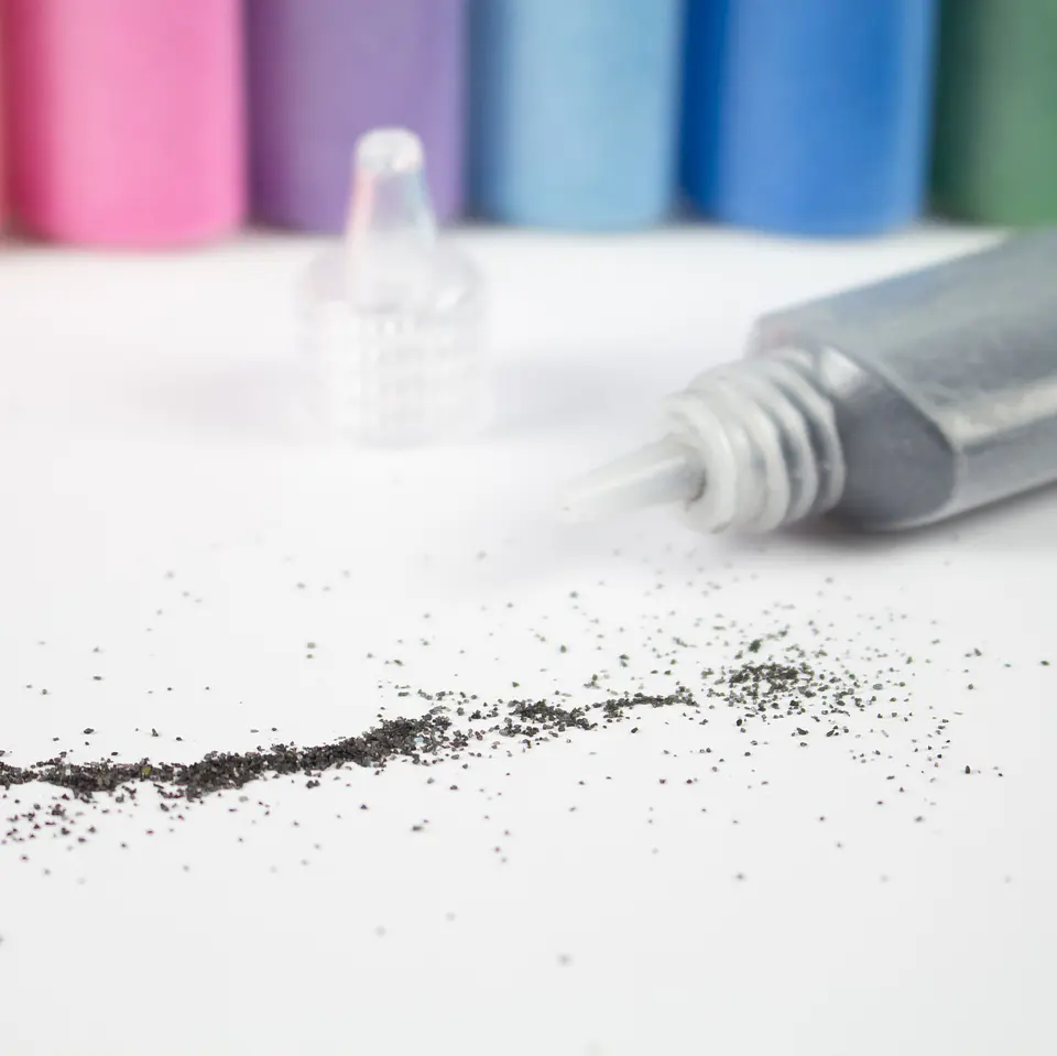 10 Botellas con arena de colores 3