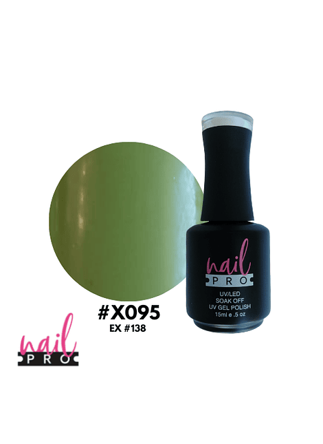 Esmalte Permanente X095 Verde Manzana opaco