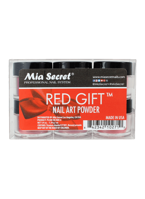 RED GIFT NAIL ART POWDER COLLECTION