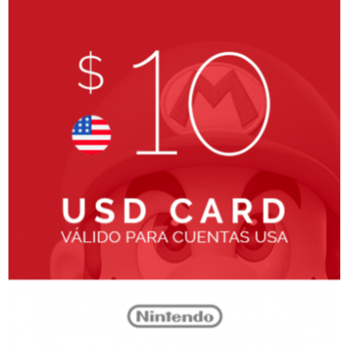 NINTENDO ESHOP 10 USD, Juegos Digitales Chile