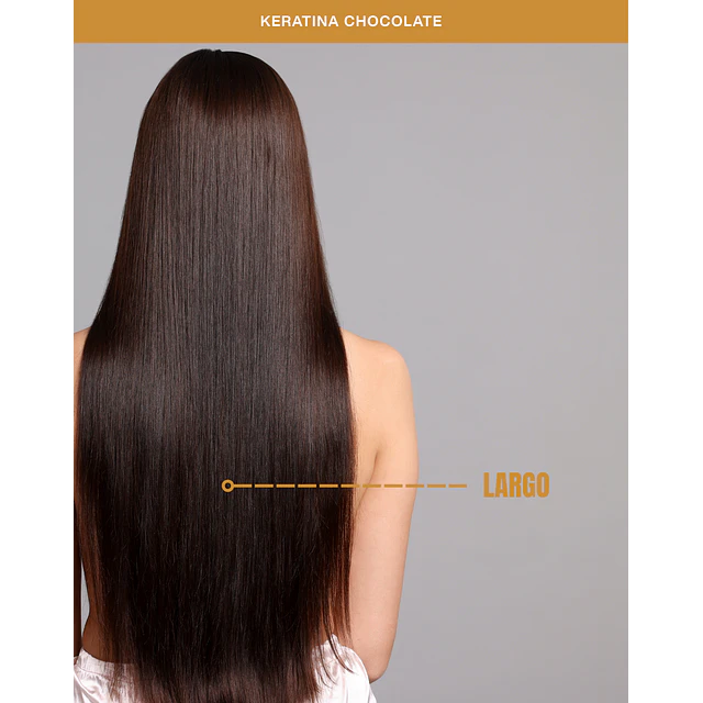 ALISADO KERATINA CHOCOLATE · LARGO