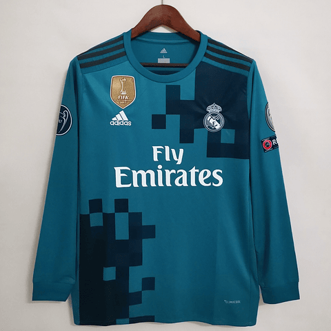 Camisola Real Madrid Terceira 2017/18 Manga Comprida