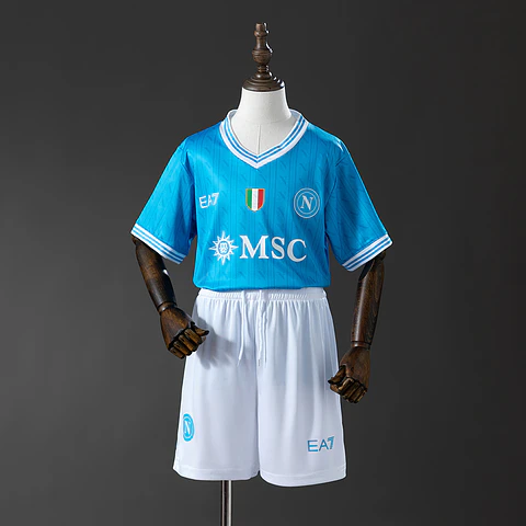 Kit Criança Nápoles Principal 2025/26 