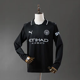 Camisola Manchester City Alternativa Manga Comprida 2025/26