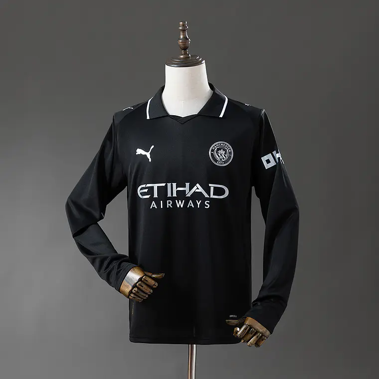 Camisola Manchester City Alternativa Manga Comprida 2025/26 1
