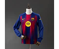 Camisola Barcelona Principal Manga Comprida 2025/26