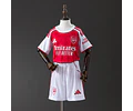 Kit Criança Arsenal Principal 2025/26