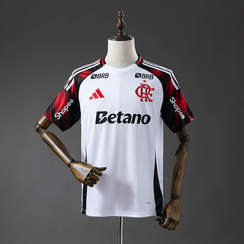 Flamengo Away Jersey with Sponsorships 2025/26