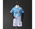 Manchester City Home 2025/26 Children's Kit