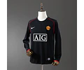Manchester United Away Shirt 2007/08 Long Sleeve