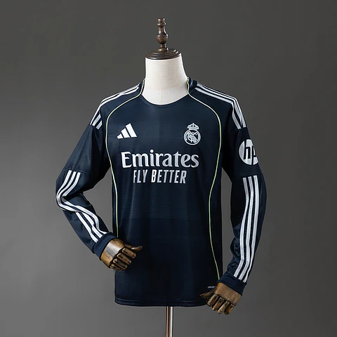 Camisola Real Madrid Alternativa Manga Comprida 2025/26