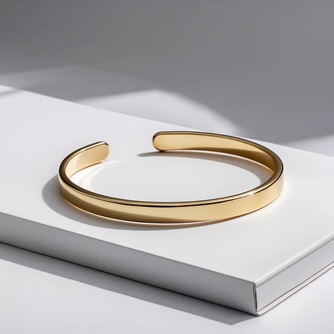 Brazalete Zirconias Pavé Oro 24k