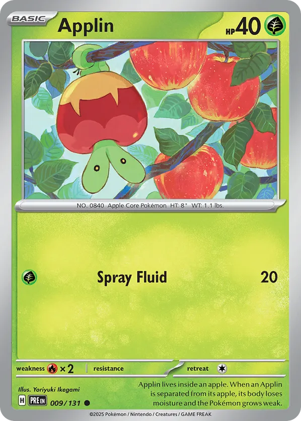 Applin - sv8pt5-009-normal-NM 1