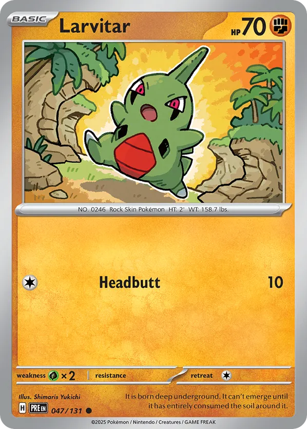 Larvitar - sv8pt5-047-normal-NM 1