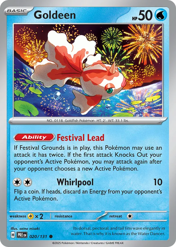 Goldeen - sv8pt5-020-normal-NM 1