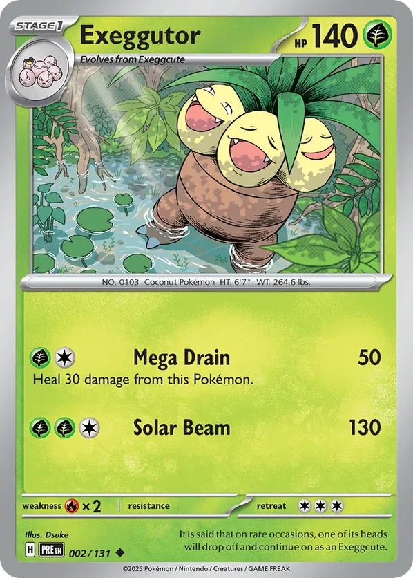 Exeggutor - sv8pt5-002-normal-NM 1
