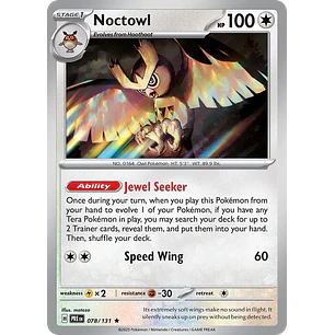 Noctowl - sv8pt5-078-reverseHolofoil-NM