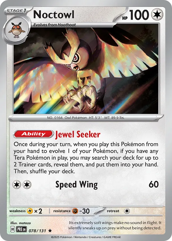 Noctowl - sv8pt5-078-reverseHolofoil-NM 1